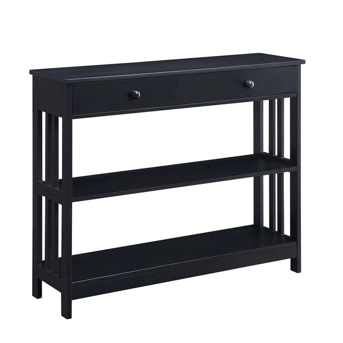 Black Wood Console Table F527