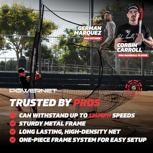 Portable Softball Baseball Training Net with Carrying Bag B9312
