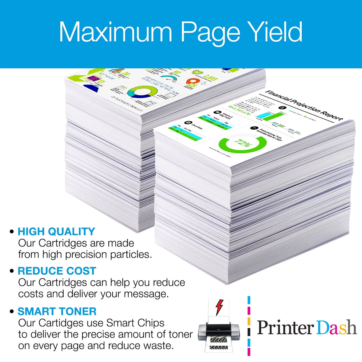Replacement Inkjet Combo Pack 3-Black/2-Color Z708673