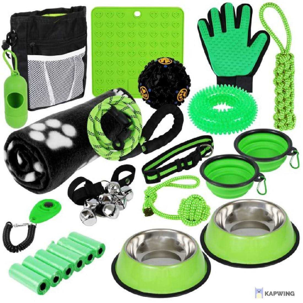 Puppy Starter Kit Dog Toys Dog Bed Blankets Grooming Tool S150