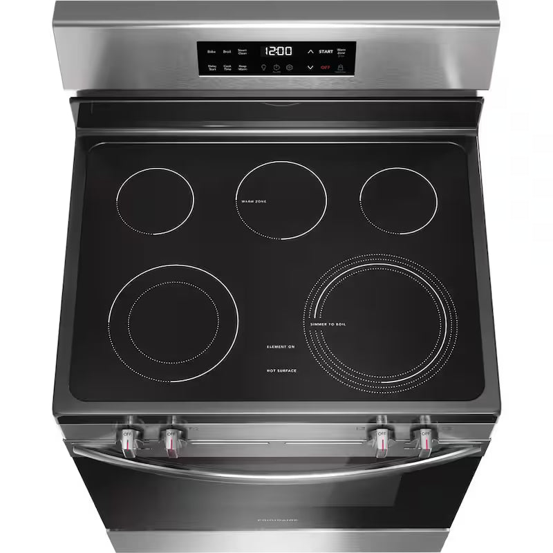 5 Element Freestanding Electric Range in Stainless Steel K418309