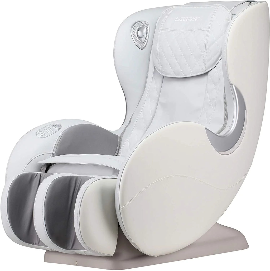 Light Grey Full Body Zero Gravity Shiatsu Recliner E73889