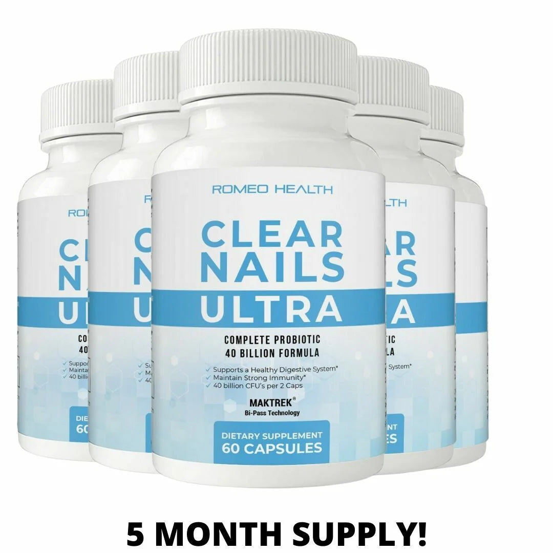 Clear Nails Ultra Extra Strength Formula Antifungal Probiotic Pills 60CT L53740
