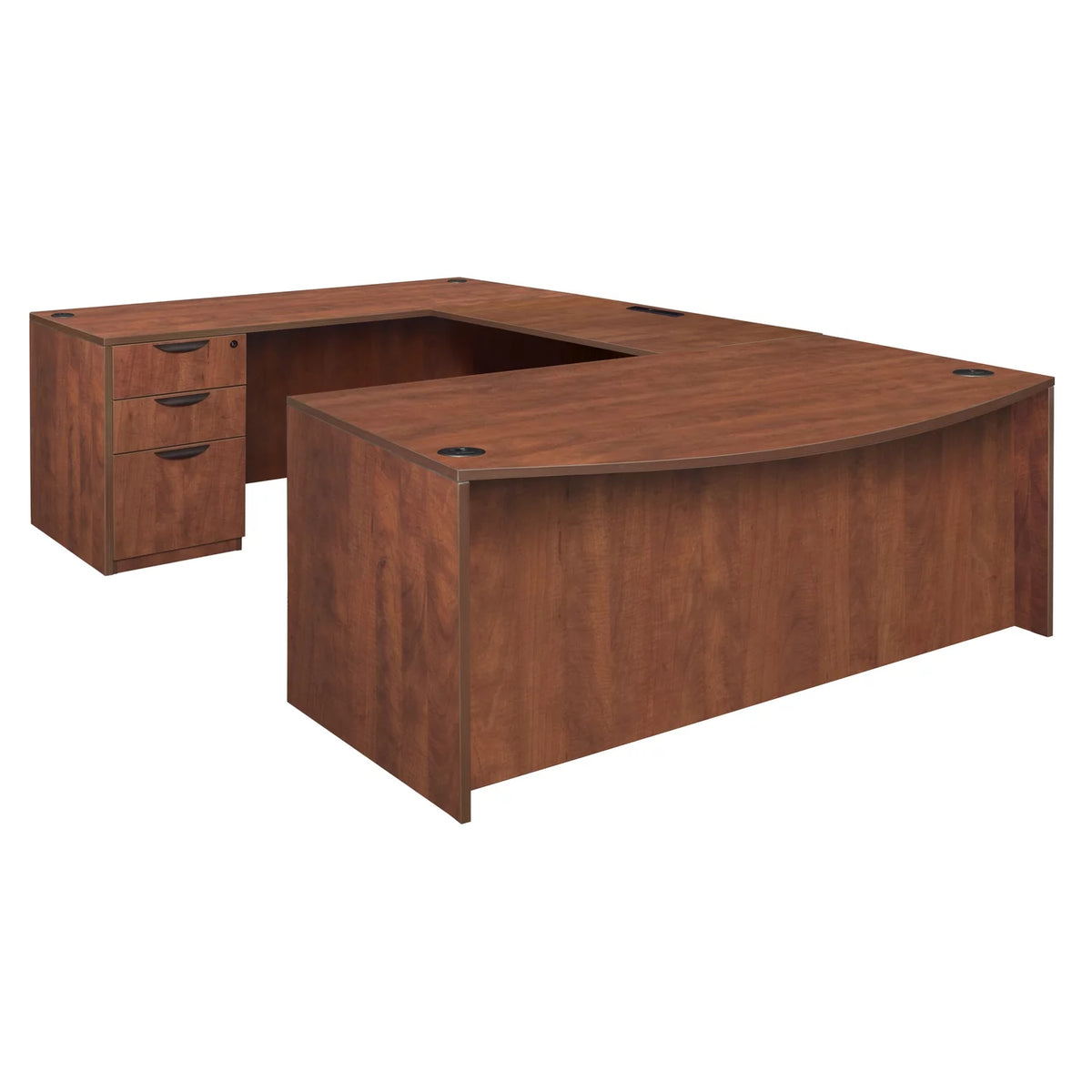71" Double Pedestal U-Desk N17963