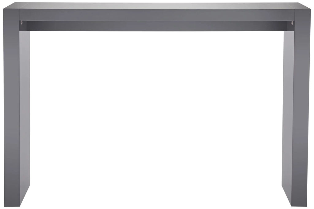 Gloss Gray Wood Rectangular Bar Table 60" x 18" U390