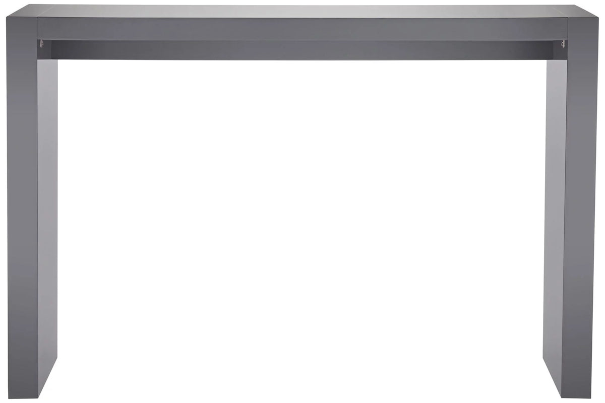 Gloss Gray Wood Rectangular Bar Table 60" x 18" U390