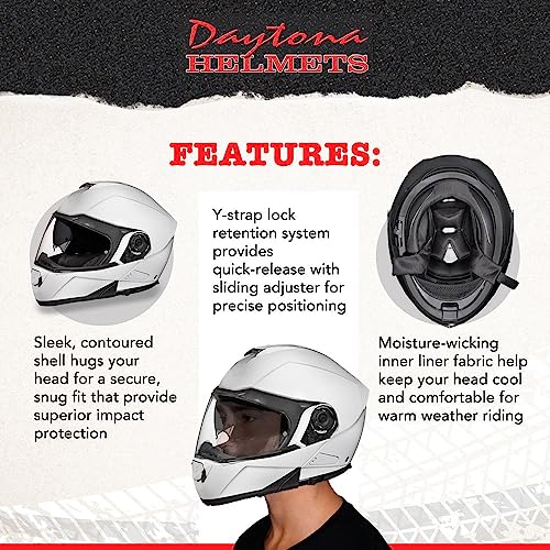 DOT Approved Flip Up Modular Motorcycle Helmet with Dual Visors X22200