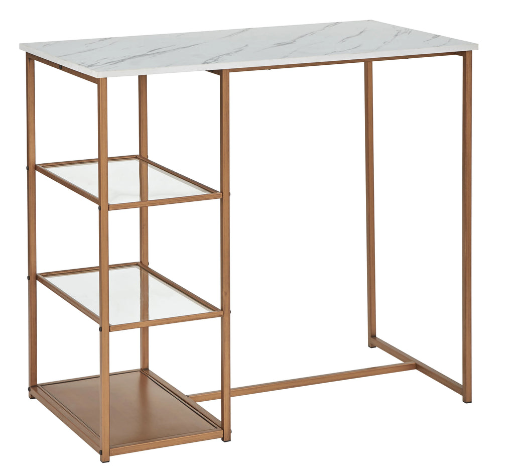 3-Piece Counter Height Dining Set with Table and 2 Stools D21052