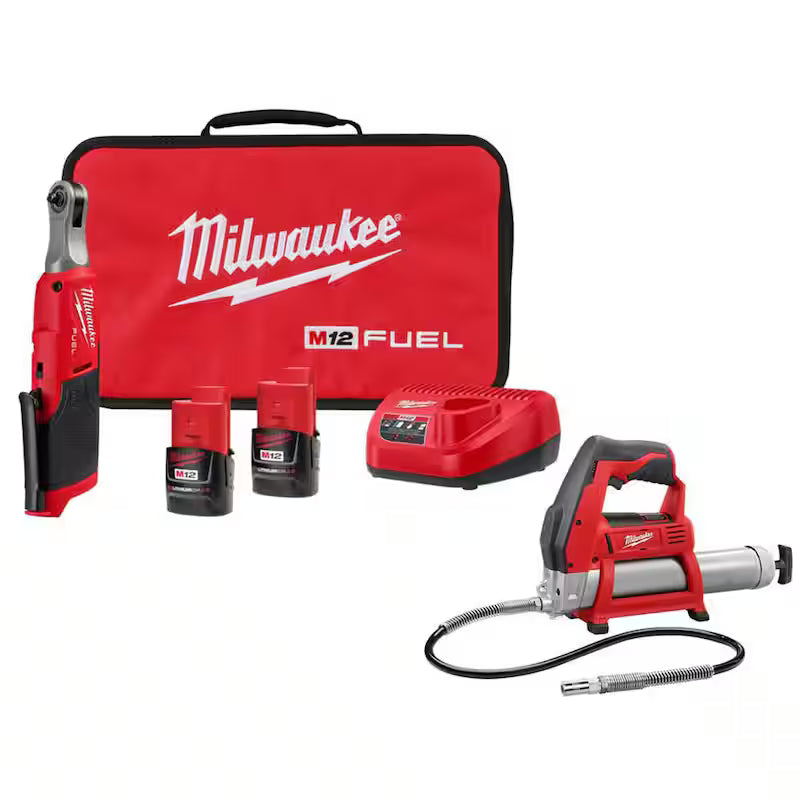 12V Lithium-Ion Brushless Cordless 1/4 in. Ratchet Kit J19841