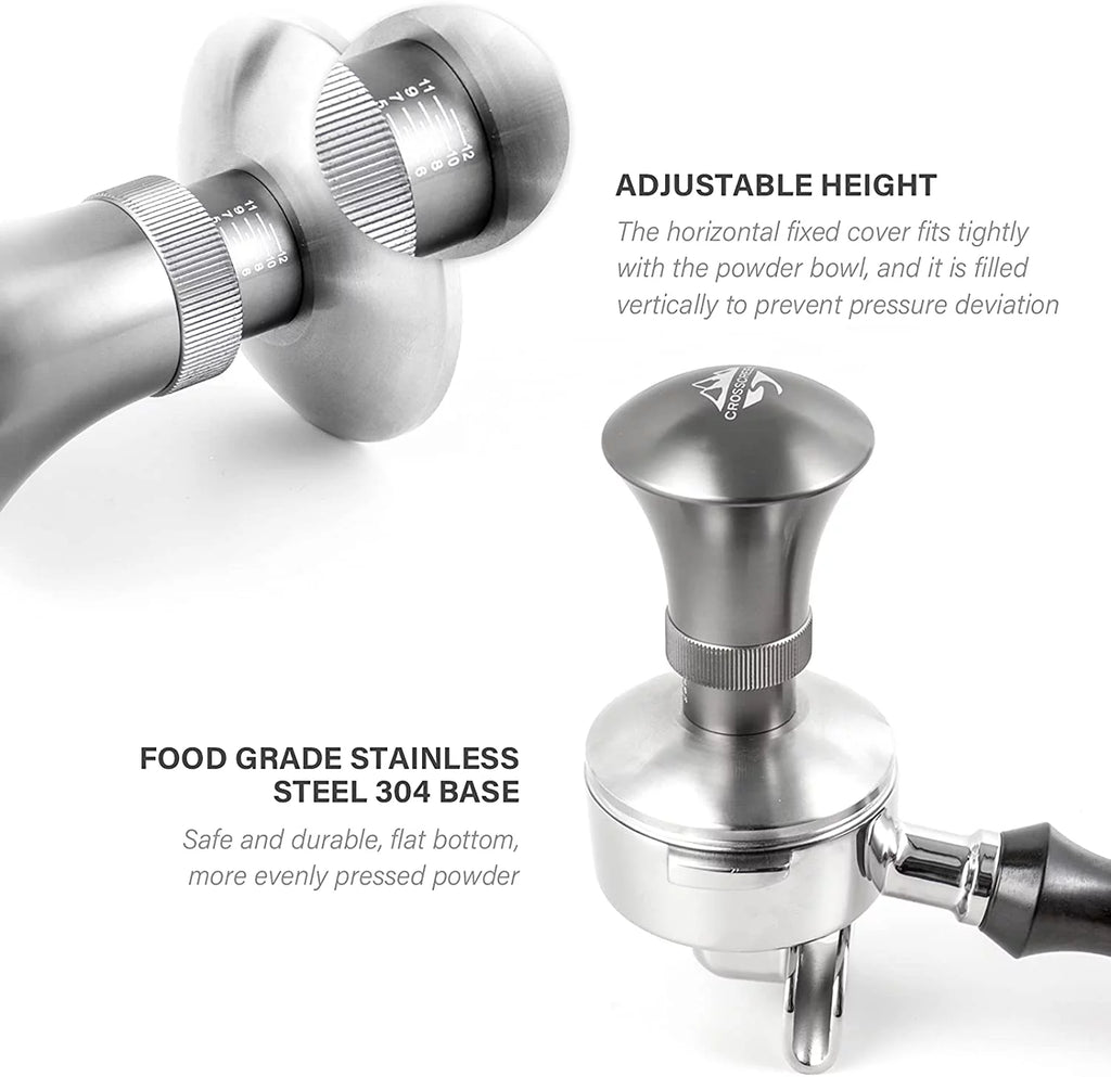 58mm Stainless Steel Flat Base Coffee Tamper U172