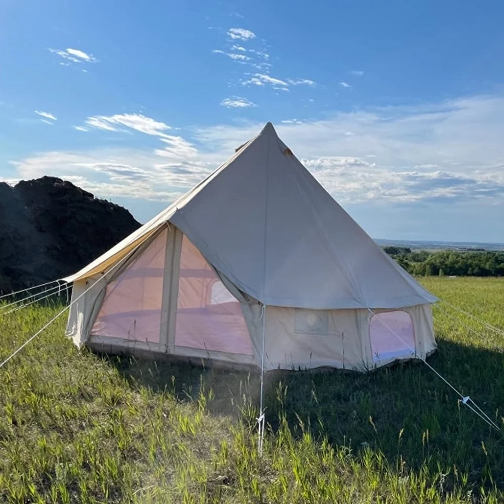 Waterproof Cotton Canvas Bell Tent 4M X6045