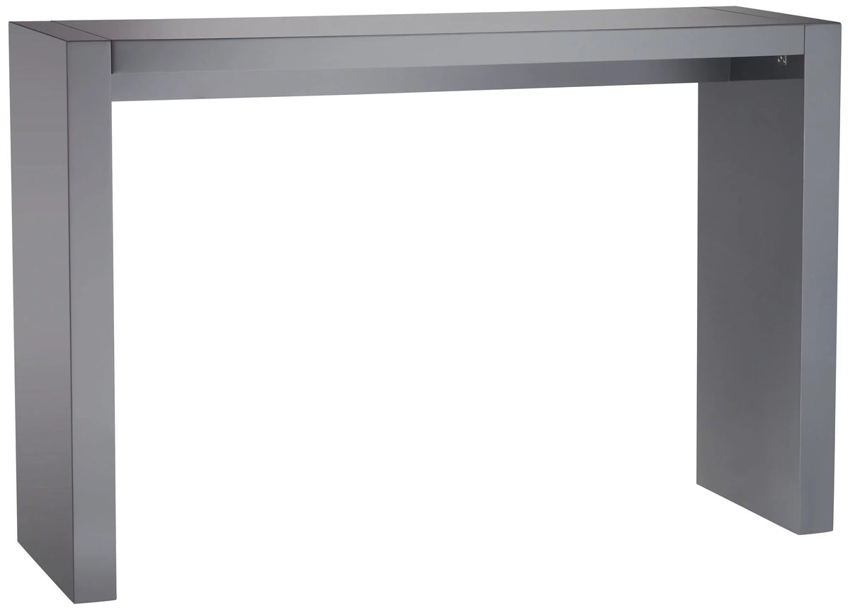 Gloss Gray Wood Rectangular Bar Table 60" x 18" U390