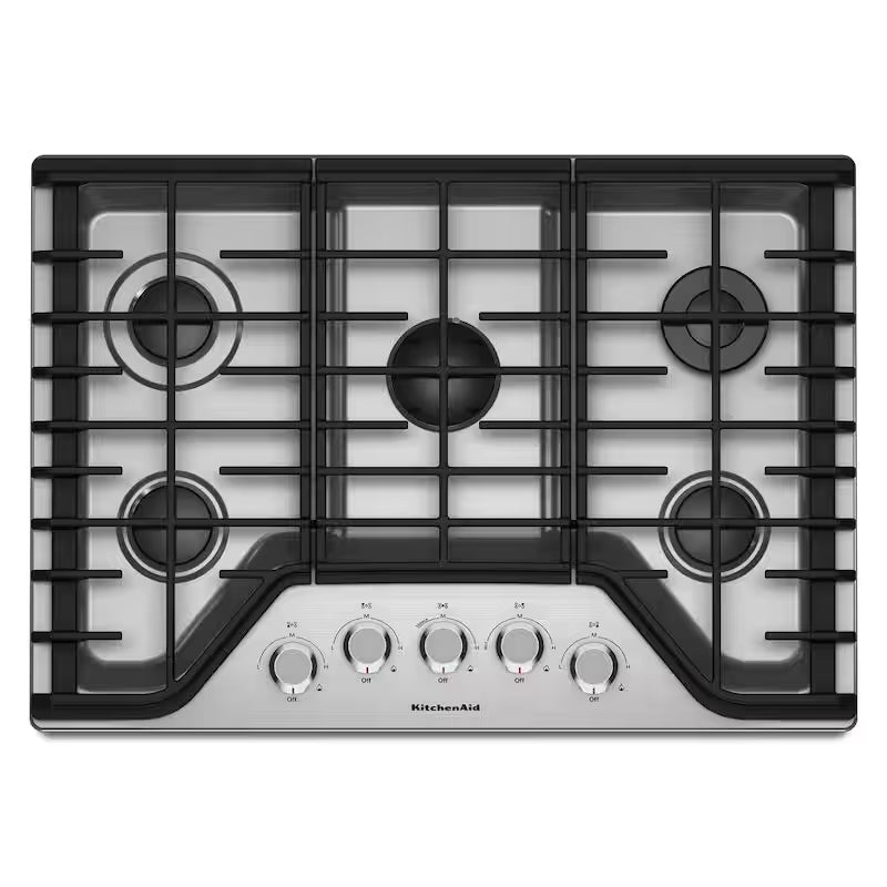 Gas Cooktop in Stainless Steel with 5 Burners B387698