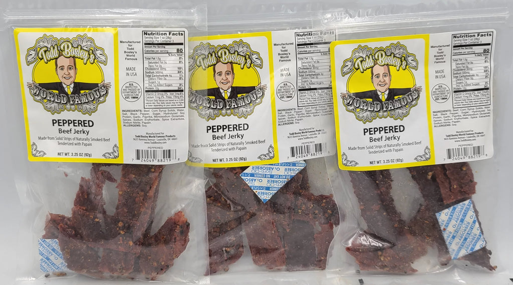 3.25 Oz Peppered Jerky 3 Pack K93144