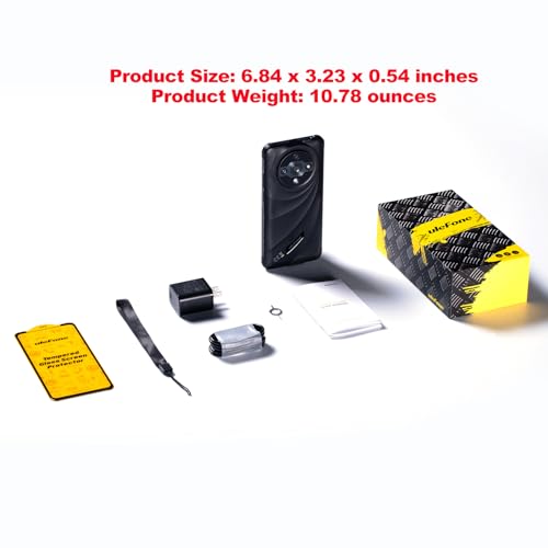 5G Rugged Phone 16GB+256GB Android 14 6.56” 120Hz Green G804275