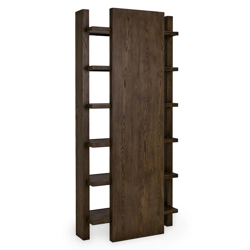 6 Shelf Tall Wood Bookcase E4470