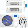 36,000 BTU 2 Zone Ceiling Cassette Ductless Air Conditioner and Heat Pump J323