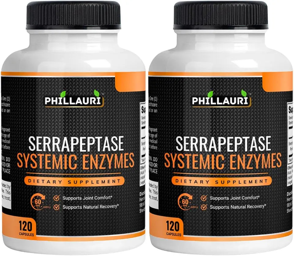 Serrapeptase Capsule Supplement Pack of 2 O9646
